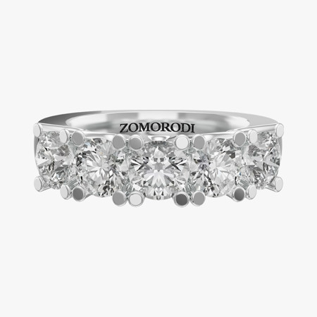 0.30-Carat Five-Stone Wedding Ring